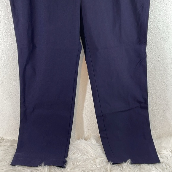WORTHINGTON Women's Navy Blue Slim Fit Slacks/Pants with Pockets Size 18 NEW - Picture 3 of 10